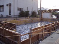 基礎配筋工事