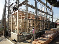 建て方工事1階