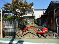 解体工事中
