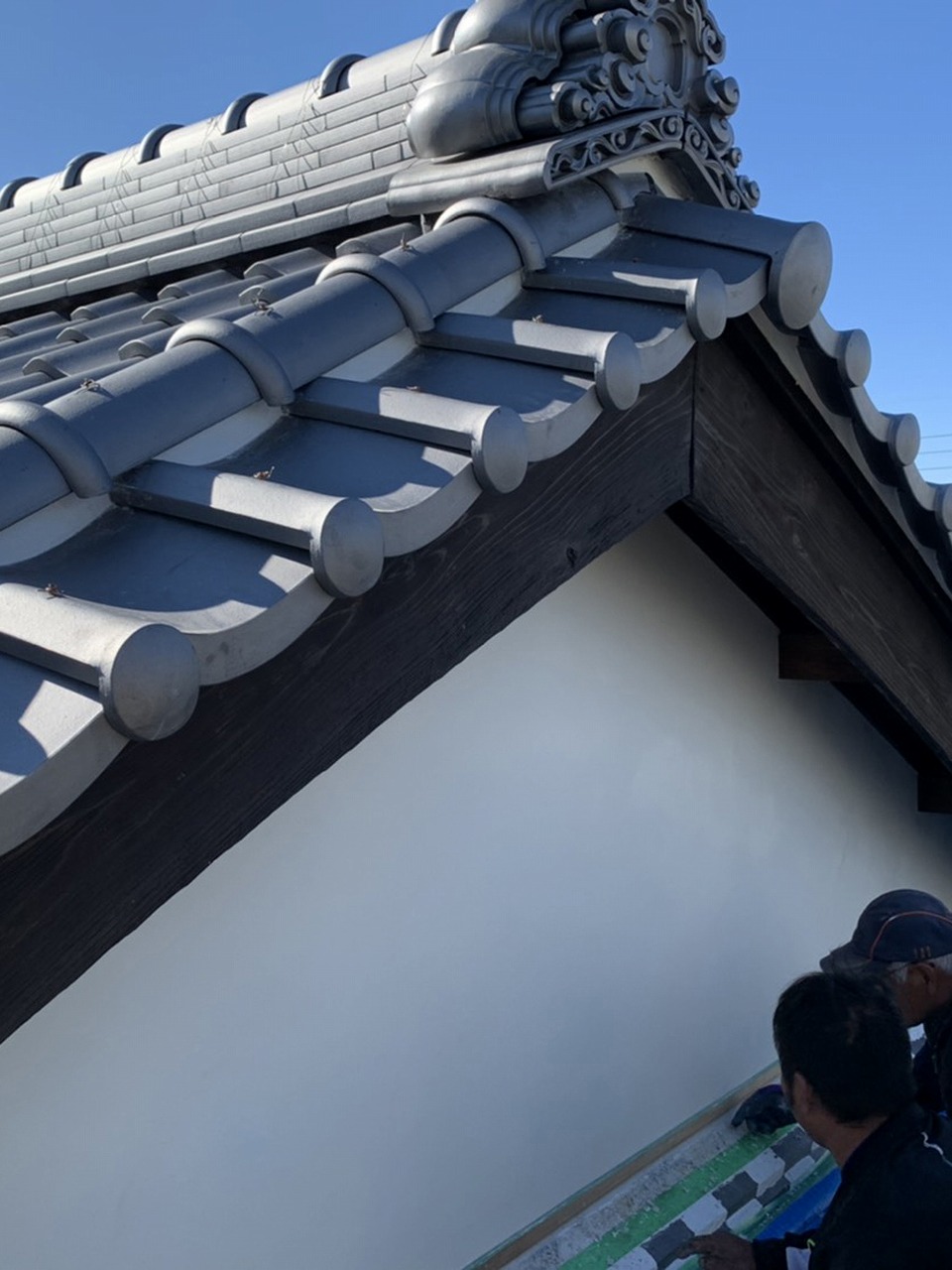 漆喰-2 カベもきれいになりました。